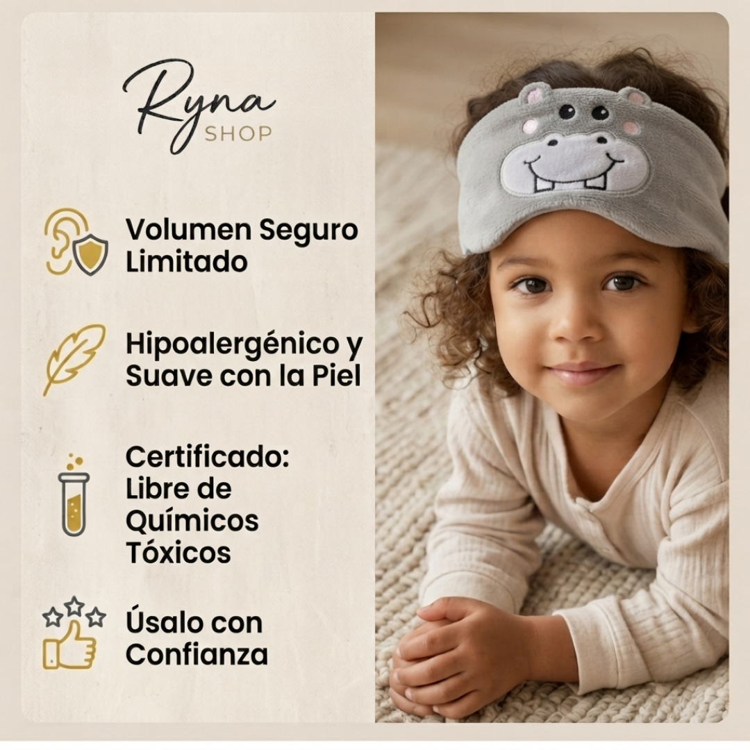 Ryna Shop – Auriculares con Banda para Dormir para Niños